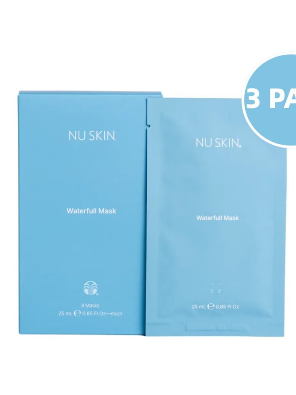 3 Nuskin Ultimate Waterfull Mask  + 1 shoulder bag # 143